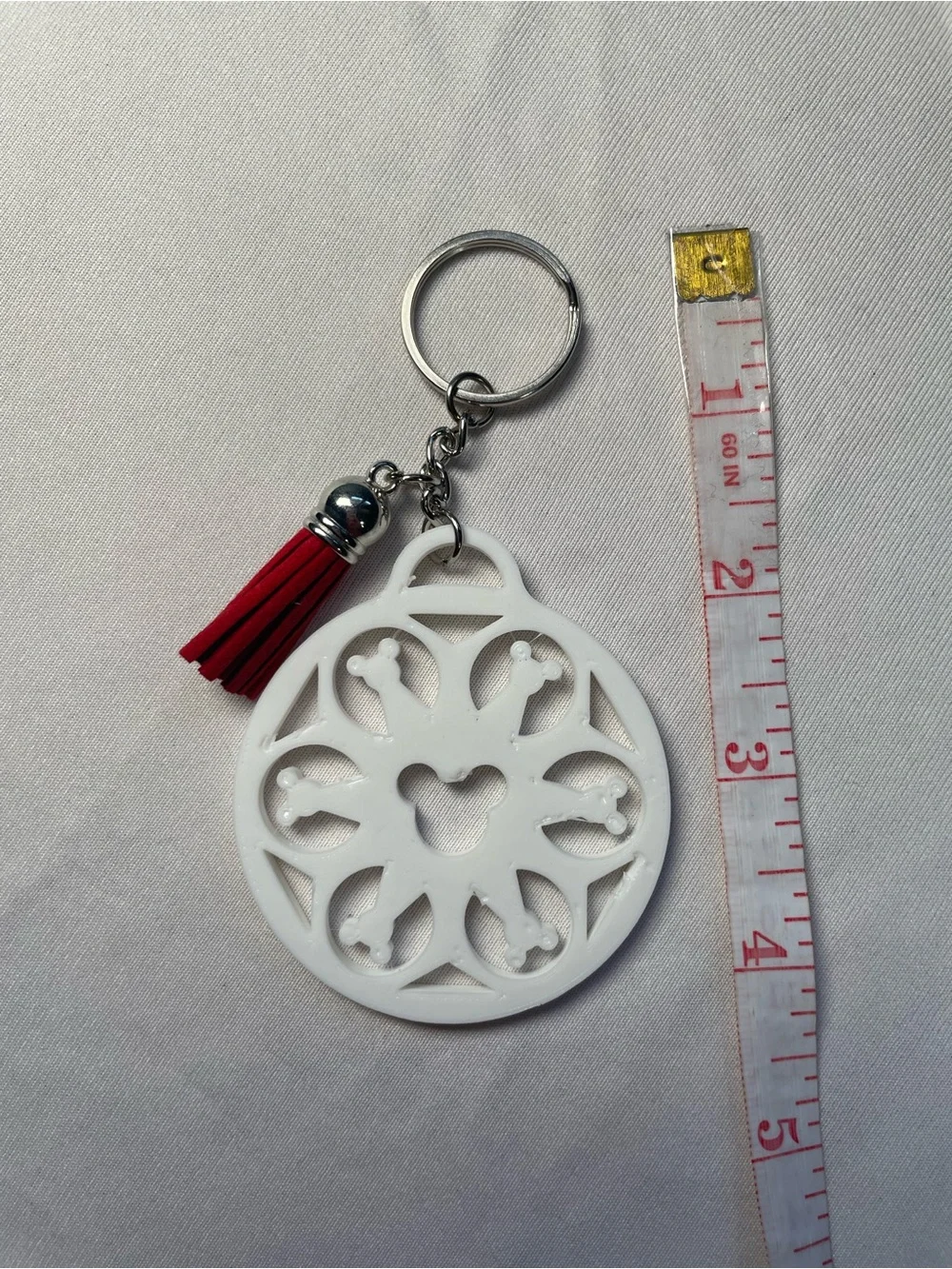 Mickey And Minnie Gingerbread Halo Headband & Snowflake Keychain Bundle Disney